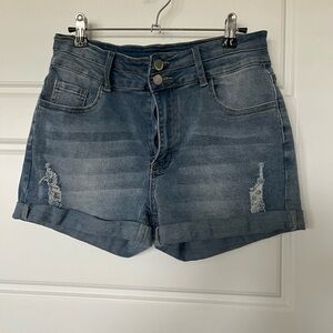 Casual Blue Jean Shorts for Women